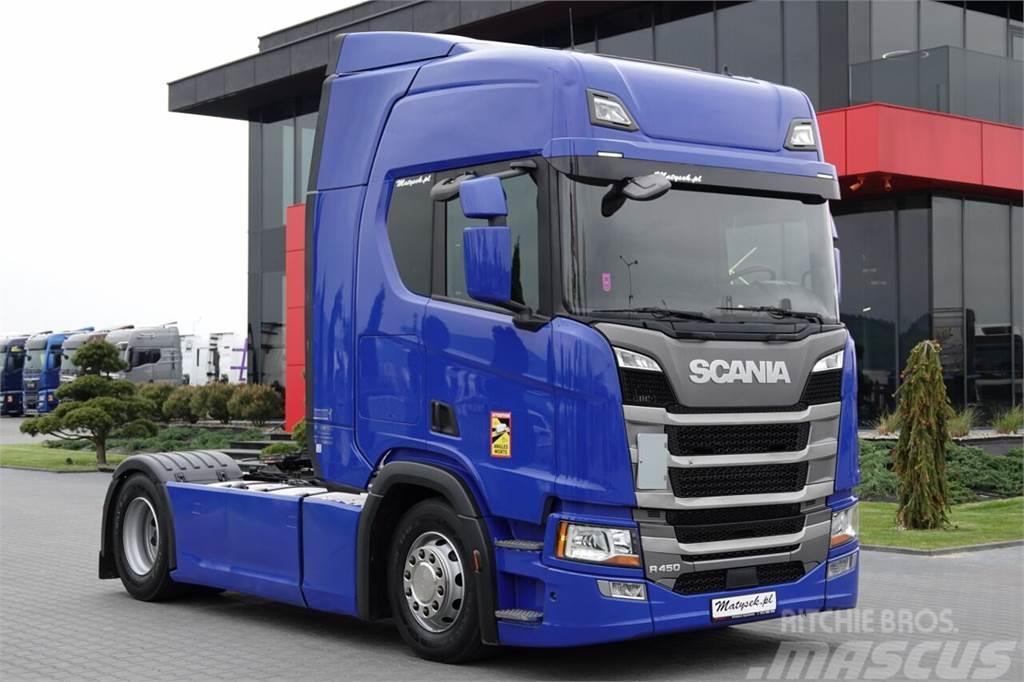 Scania R 450 / RETARDER / NAVI / NOWY MODEL / OPONY 100 % Truck Tractor Units