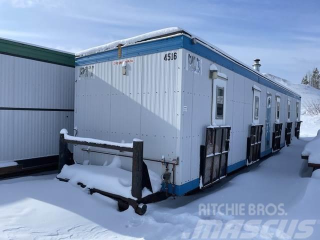  7 Unit 54 ft x 11 ft 6 in 25 Person Skid-Mounted M Construction barracks