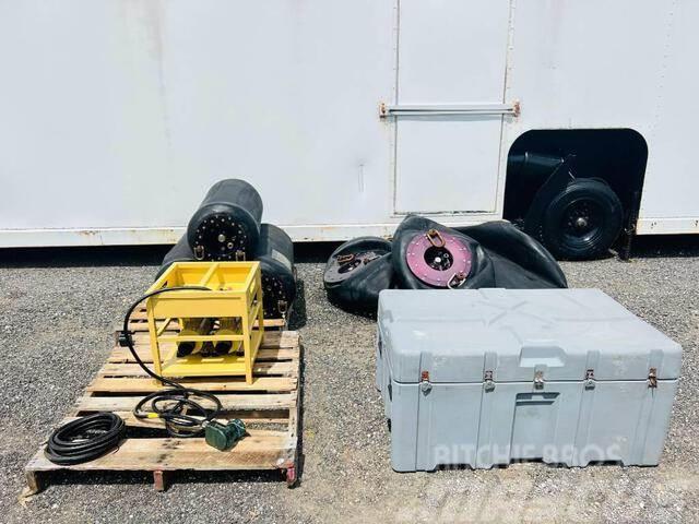  Refueling Pump & Assorted Collapsible Fabric Fuel  Tanker trailers