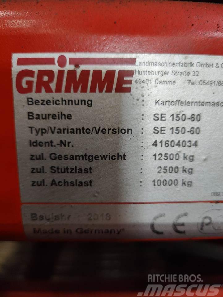 Grimme SE150-60UB-XXL Potato harvesters