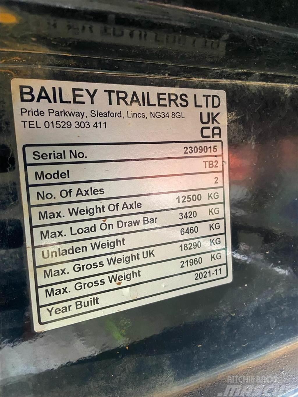 Bailey TB2 15T All purpose trailer