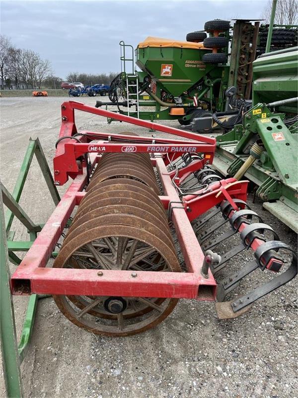 He-Va 4 m frontpakker 80 cm ringe med Frontboard & Marke Farming rollers