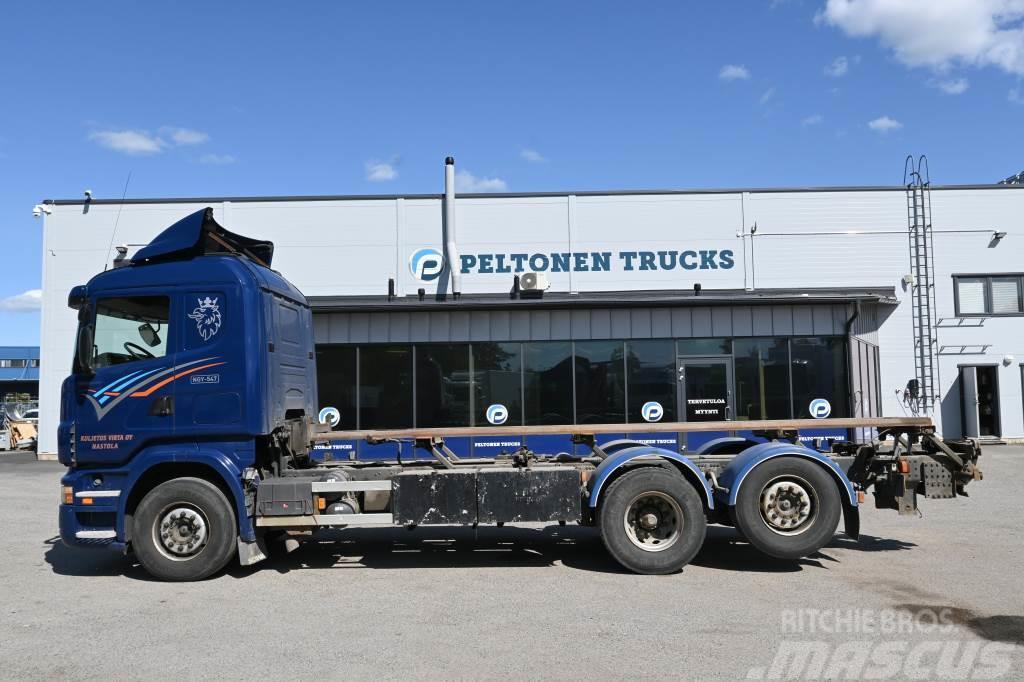 Scania R420 6x2 Tasonostolaite Containerframe/Skiploader trucks