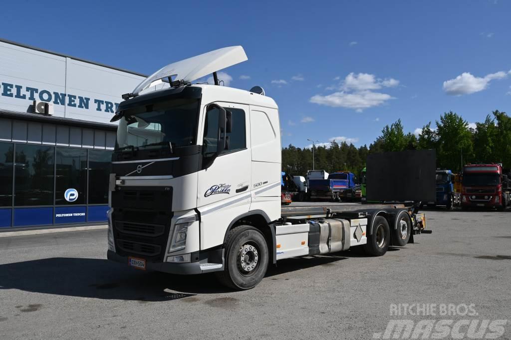 Volvo FH500 6x2 Piako Containerframe/Skiploader trucks