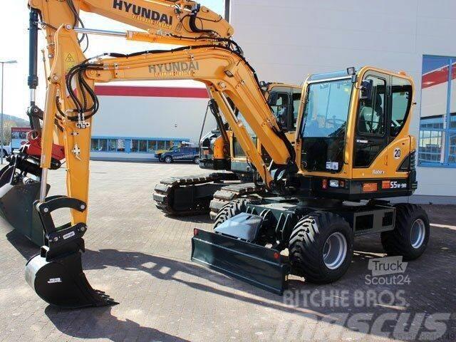Hyundai R 55W-9A Mini excavators < 7t