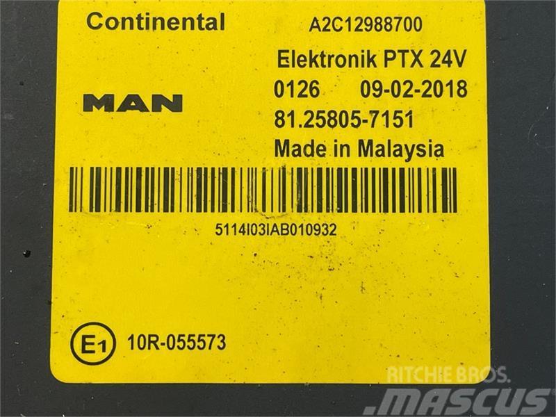 MAN MAN ECU PTX 81.25805-7151 Electronics