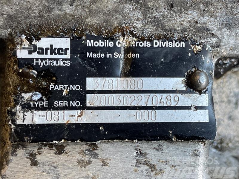 Parker PARKER HYDRAULIC PUMP 3781080 Hydraulics