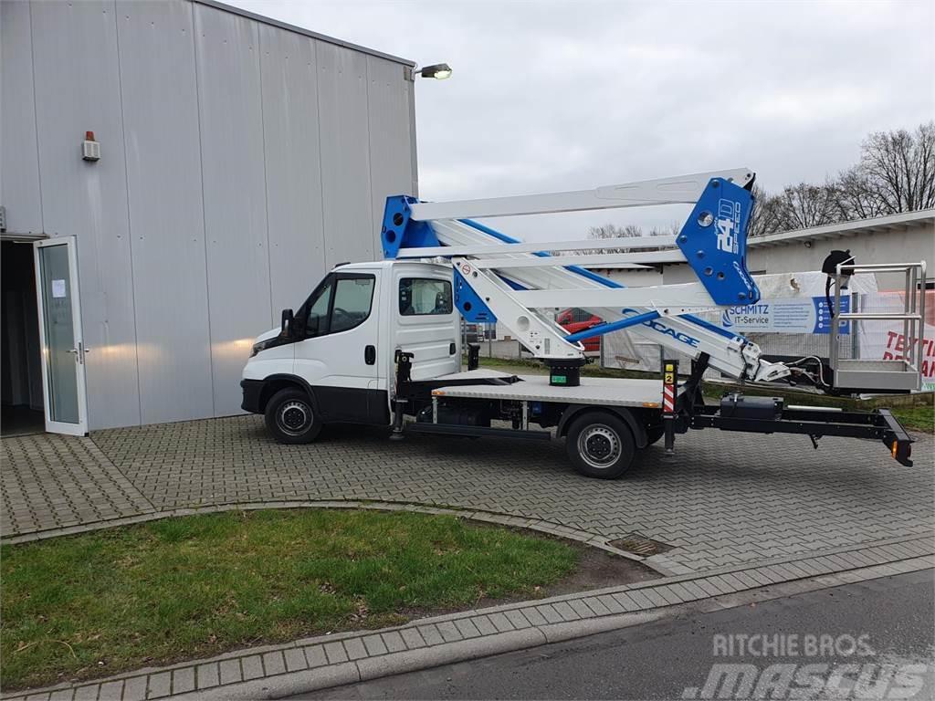 Socage 24D-Speed Truck mounted aerial platforms