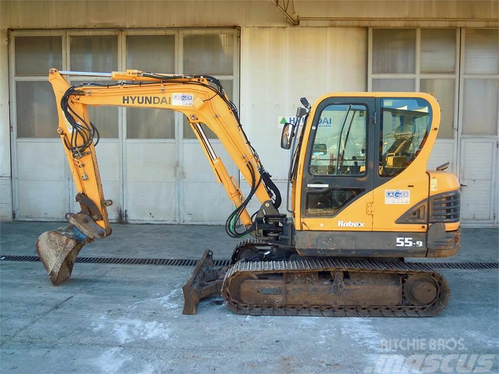 Hyundai R55-9 Mini excavators < 7t