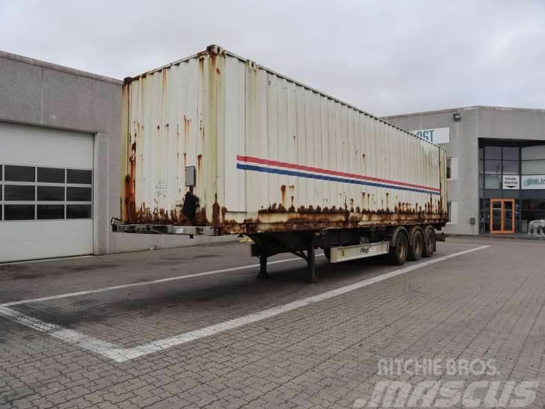 Fliegl Med container Containerframe/Skiploader semi-trailers