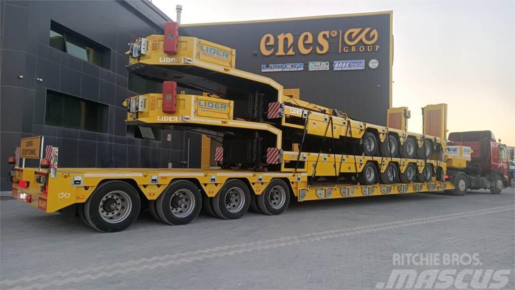 Lider 2022 READY IN STOCK 50 TONS CAPACITY LOWBED Low loader-semi-trailers