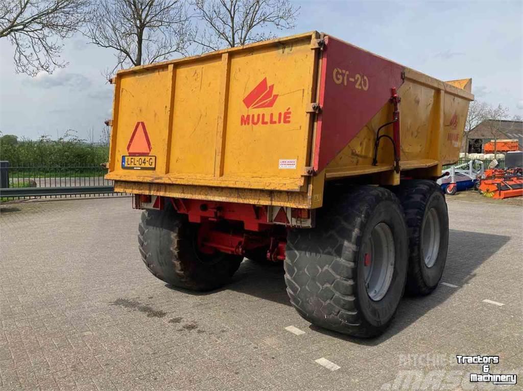  Mullie GT20 gronddumper zandkipper Tipper trailers