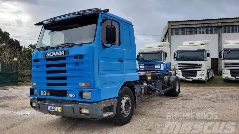 Scania 113.380 Containerframe/Skiploader trucks