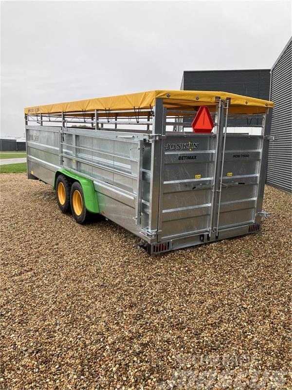 Joskin Betimax RDS 7500, Kreaturvogn. Other farming trailers