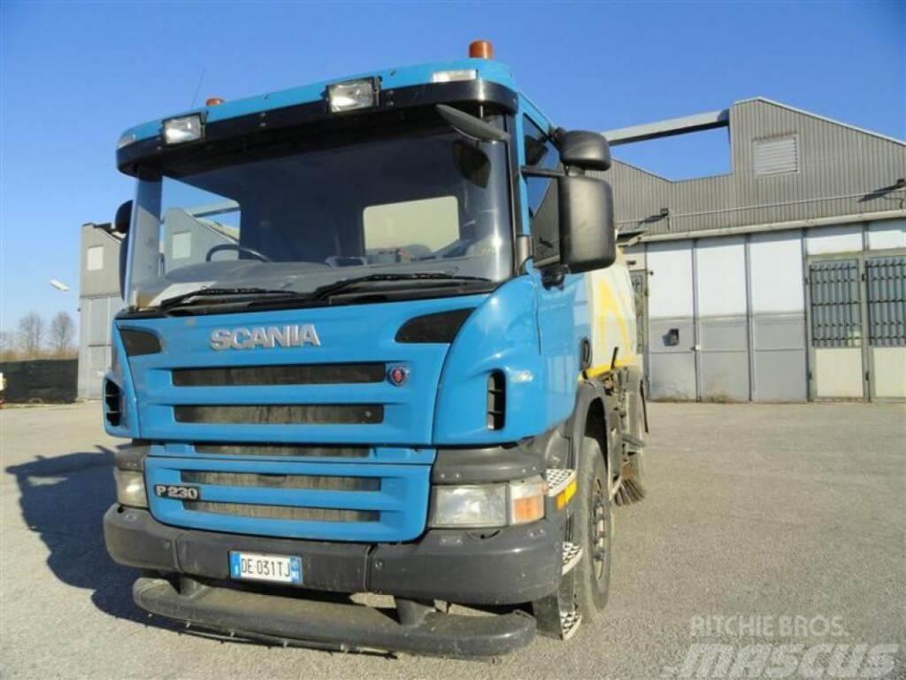 Scania P 230 Bucher Sweeper trucks