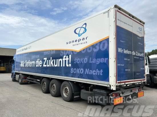 KöGEL S24-3 KOFFERAUFLIEGER, 1+3 ACHSE LIFTACHSE Box body semi-trailers