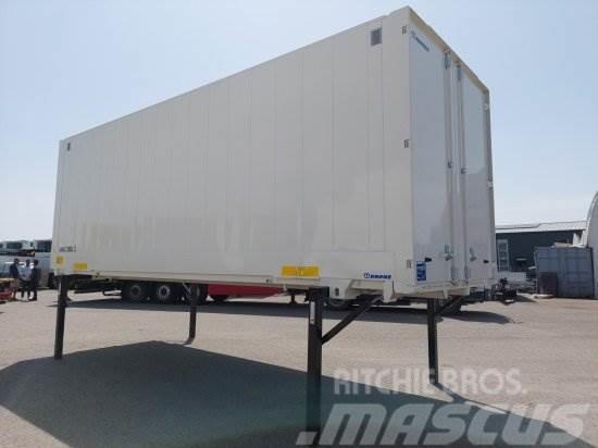 KRONE DRYBOX KOFFER WECHSELBRüCKE, 7,30 METER MEHRERE ST Containerframe/Skiploader trailers