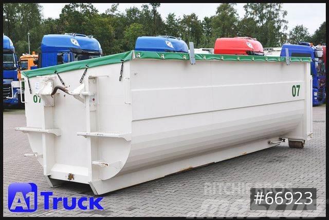 Hüffermann Abrollcontainer, 25m³, Abrollbehälter, Getreides Containerframe/Skiploader trailers