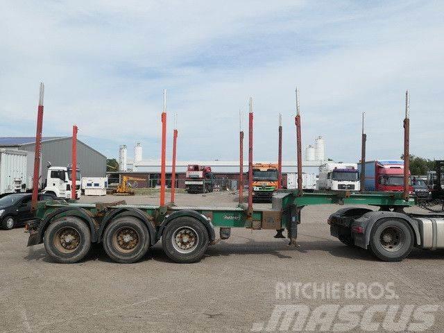 Huttner SART 39/3, EXTE, BPW, Luft-Lift, Timber semi-trailers