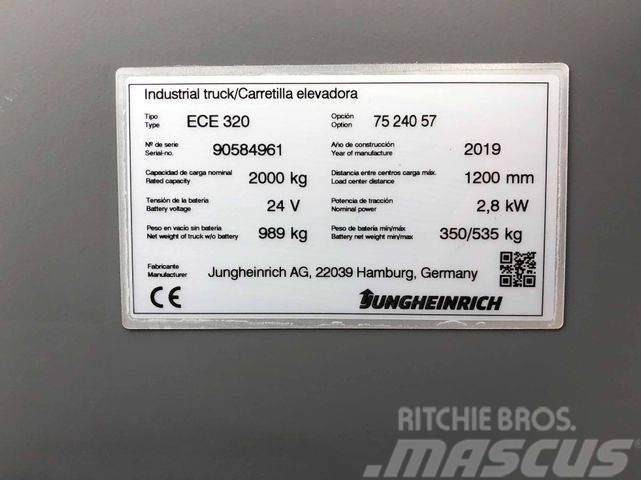 Jungheinrich ECE 320 - 2400MM GABELN - NUR 276 STD. Others