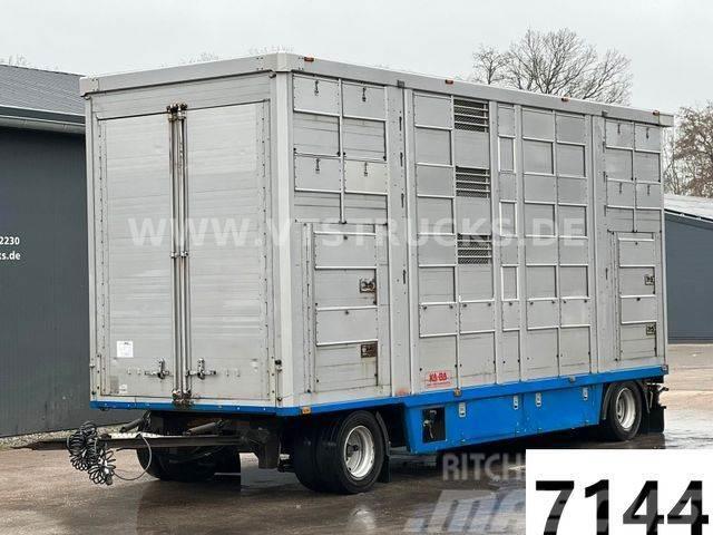 KA-BA 4.Stock Anhänger Aggregat, Tränke, Hubdach Livestock carrying trailers