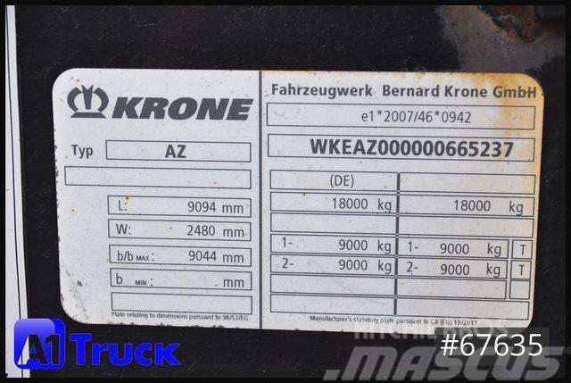 Krone AZ 18, Standard BDF, 1 Vorbesitzer, BPW Containerframe/Skiploader trailers
