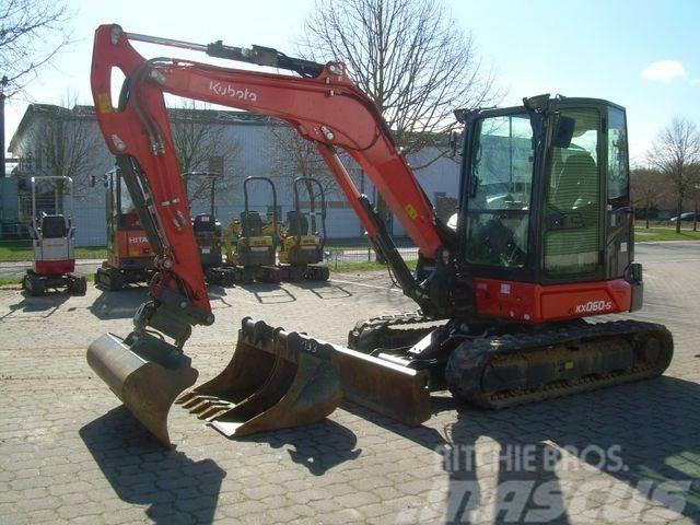 Kubota KX 060-5, BJ 21, 950 BH, Tilt, SW Martin 3Löffel Mini excavators < 7t