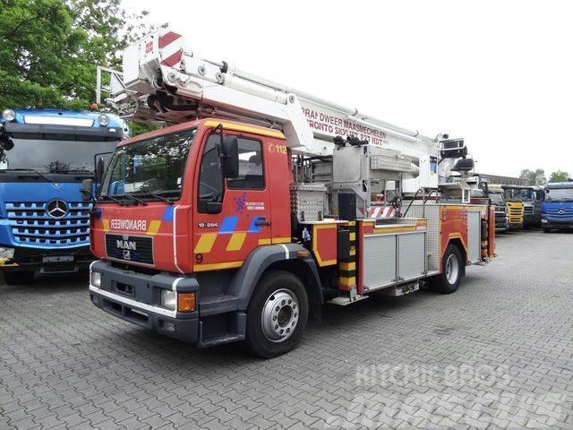 MAN 18.284/ Bronto Skylift 27Meter/ Feuerwehr Truck mounted aerial platforms