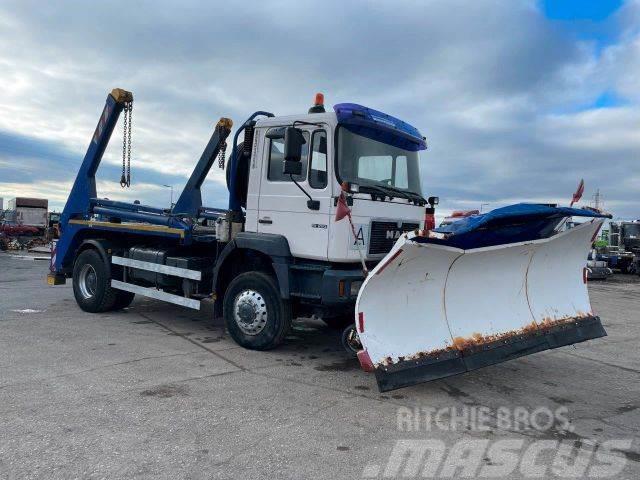 MAN 19.293 4X4 snowplow, for containers vin 491 Demountable trucks