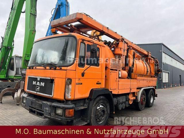 MAN 25.270 / Müller Saug u. Spühlwagen / 12.000 L / Sewage disposal Trucks