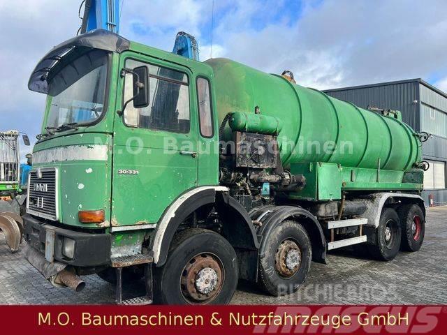 MAN 30.331 Saug u. Spühlwagen/8x4/Haller 16.000 L / Sewage disposal Trucks