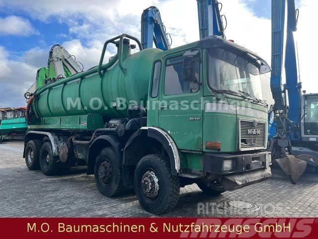 MAN 30.331 Saug u. Spühlwagen/8x4/Haller 16.000 L / Sewage disposal Trucks