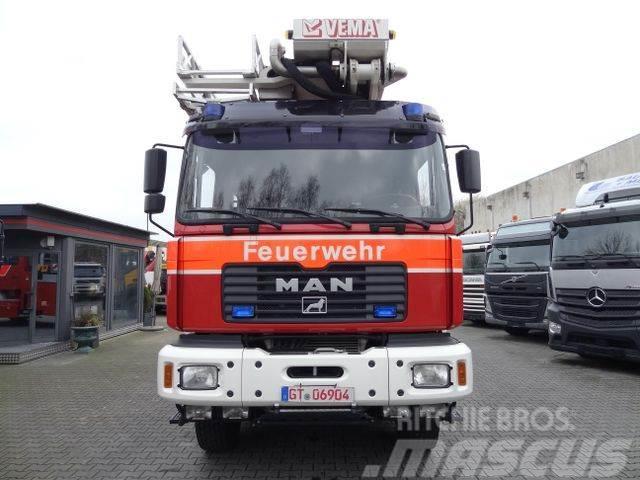 MAN FE410 6X6/ Vema Lift 32 Meter/ Feuerwehr Truck mounted aerial platforms