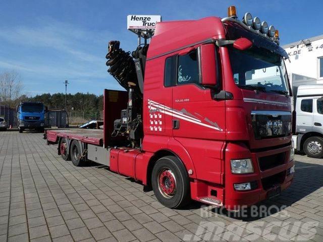 MAN TG-S 26.480 6x2 Pritsche Kran Hiab 422/Twistlook Flatbed/Dropside trucks