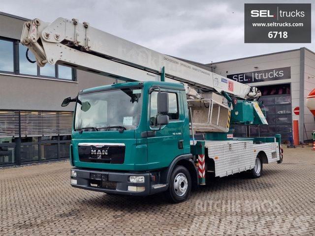MAN TGL 8.180 4x2 BB / Dachdeckerkran / Klaas Crane trucks