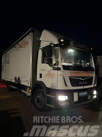 MAN TGM 15.250 EURO 6 PRITSCHE PLANE LBW KLIMA ABS Tautliner/curtainside trucks