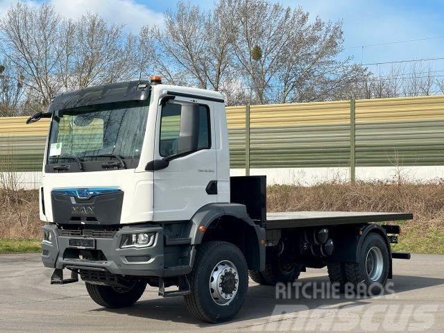 MAN TGM 18.320 4x4 Euro 6e Plato Flatbed/Dropside trucks