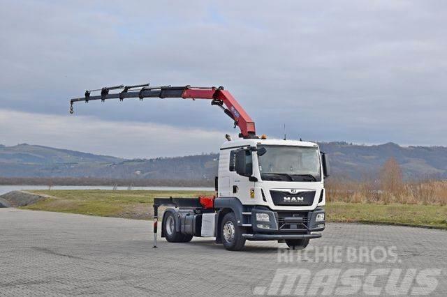 MAN TGS 18.500 Sattelzugmaschine + KRAN/FUNK Truck Tractor Units