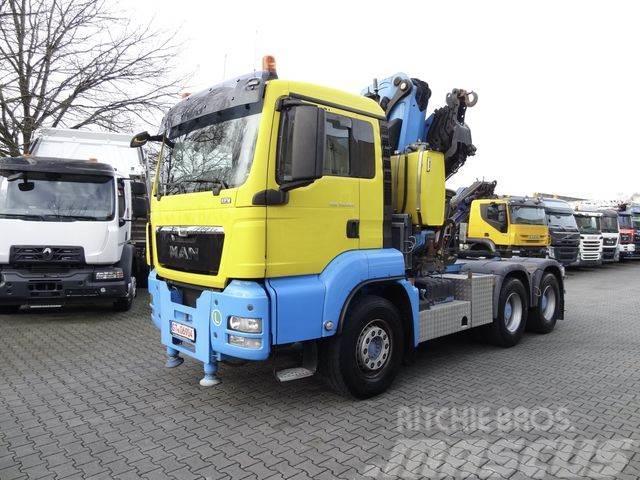 MAN TGS 33.440 6X4 BB Kran Effer 395 5S Truck Tractor Units