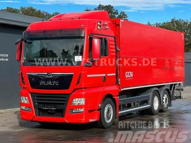 MAN TGX 26.420 Getränkelogistik mit LBW Beverage delivery trucks