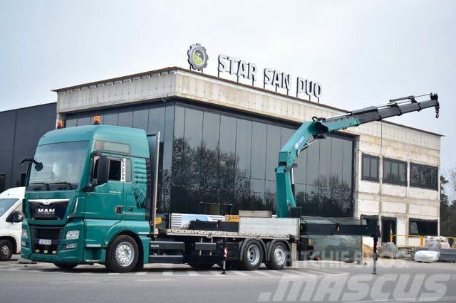 MAN TGX 26.440 6x2 HMF 4020 K4 Crane Kran Container Crane trucks