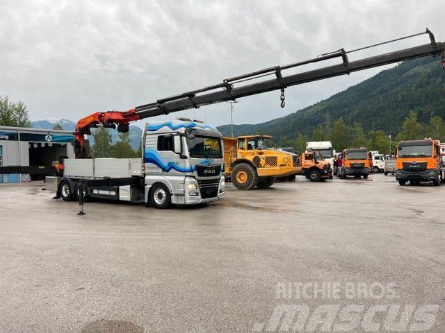 MAN TGX 33.540 6x4 Palfinger PK 72002 6+2 Seil 20,4m Flatbed/Dropside trucks