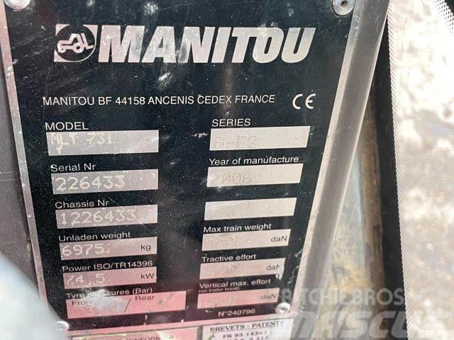 Manitou MTL731 frontloader 4x4 VIN 433 FEL`s