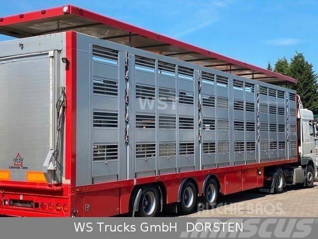  Menke-Janzen 4 Stock Vollalu Typ 2 Lenkachse Animal transport semi-trailers