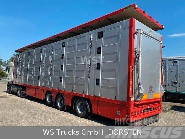  Menke-Janzen 4 Stock Vollalu Typ 2 Lenkachse Animal transport semi-trailers