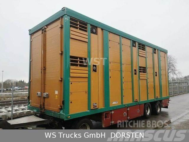  Menke-Janzen Menke 2 Stock Vollalu 8 m Hubdach Vi Livestock carrying trailers