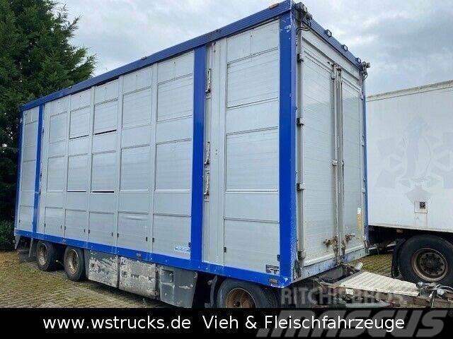  Menke-Janzen Menke 3 Stock Ausahrbares Dach Vollal Livestock carrying trailers