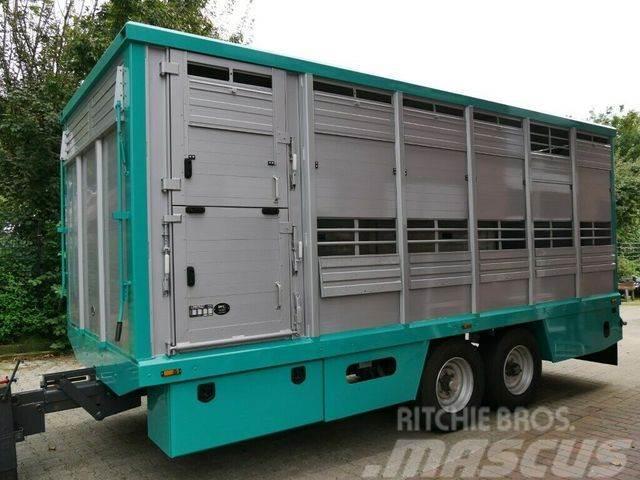  Menke-Janzen Tandem Einstock Top Zustand Livestock carrying trailers