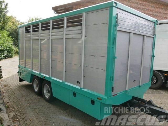  Menke-Janzen Tandem Einstock Top Zustand Livestock carrying trailers