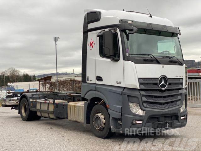 Mercedes-Benz 1842*ACTROS*WECHSELFAHRGESTELL+LBW*BDF*€6* Chassis Cab trucks